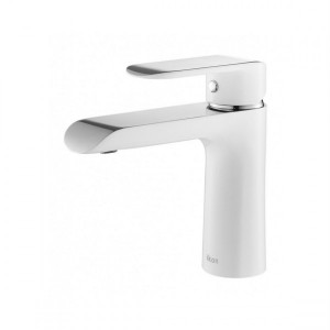 Kara White & Chrome Basin Mixer